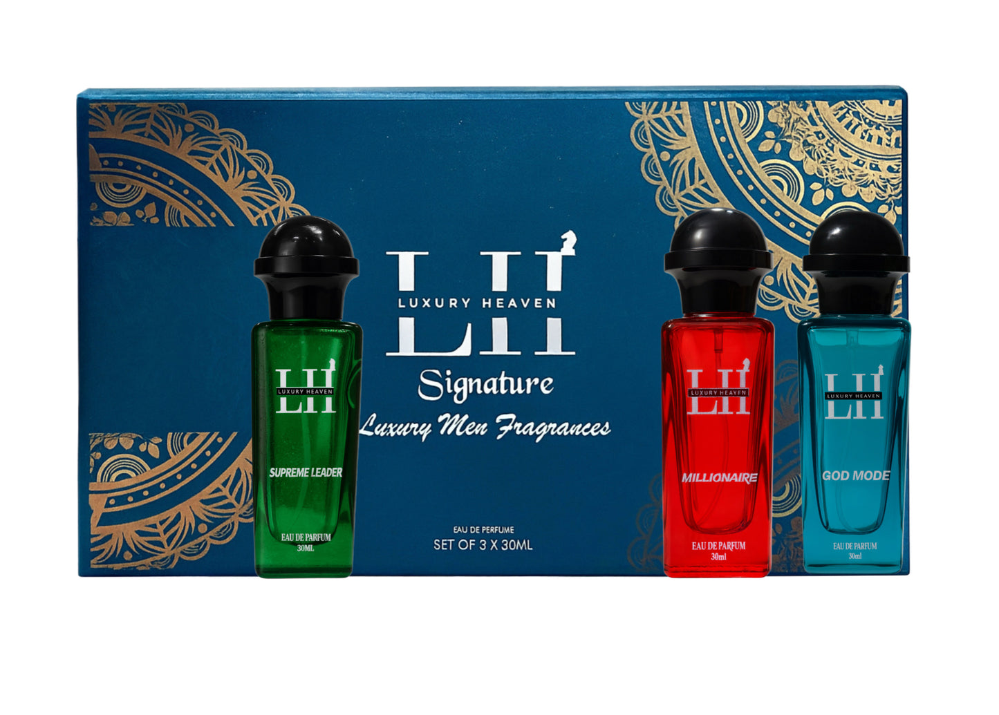 LUXURY HEAVEN (SIGNATURE)Set of 3x30ml Eau de parfum for men